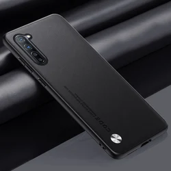 Luxury PU Leather Shockproof Phone Case - Enhanced Protection and Style - OPPO Reno 3 5G (Black)