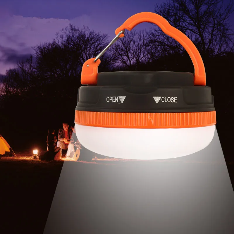 LED Lantern Portable Waterproof Camping Light Outdoor Tent Light With 5 Modes Hook For Backpacking Hiking Home Emergency Lamp