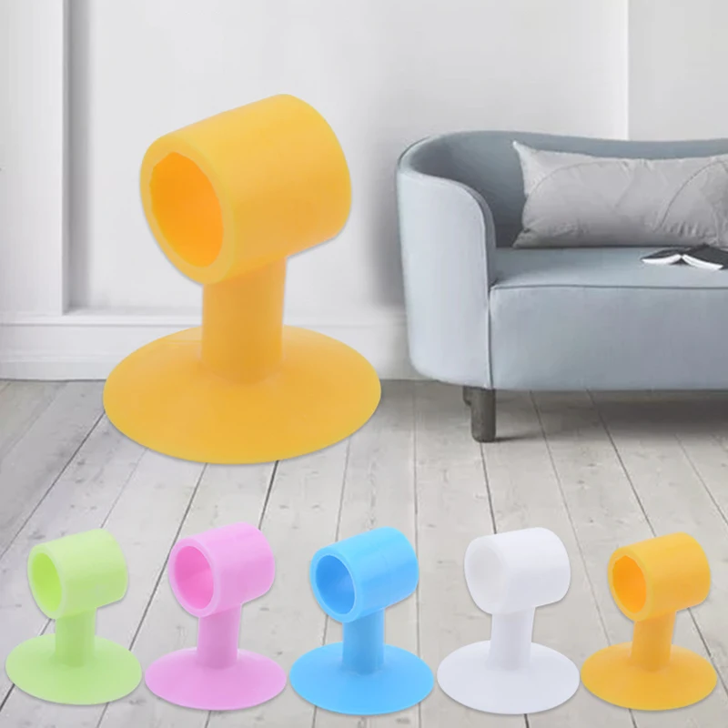 5pcs Silicone Door Stopper Silencer Crash Pad Rubber Stopper Anti Collision Baby Gate Safety Protector Anti-Collision