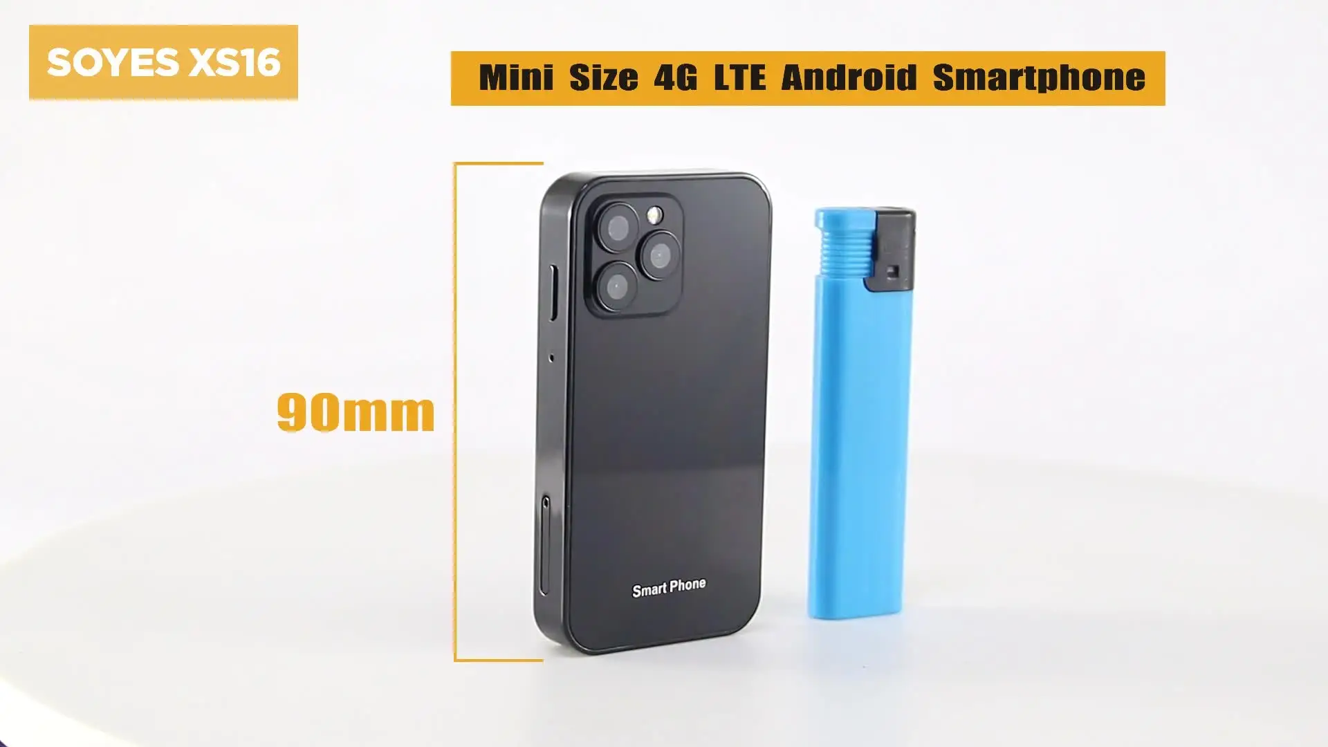 オリジナル SOYES XS16 ミニスマートフォン電話 4G LTE 3 ギガバイト +