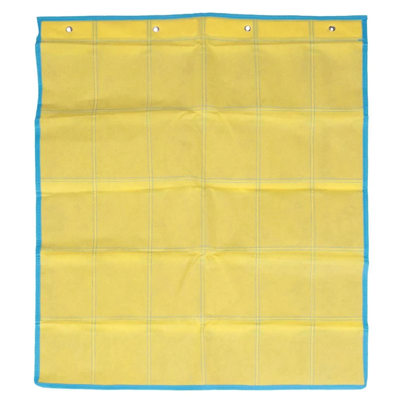 번호 매겨진 포켓 차트 휴대폰 정리함, 교실 계산기 휴대폰 홀더용 걸이식 보관 가방, 2X 30 개