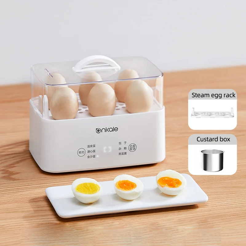 200W Smart Egg Cooker Fully Automatic Buns Corn Steamed Boil Breakfast  Machine Reservation Multifunction Soft Boiled Eggs Cooker - AliExpress