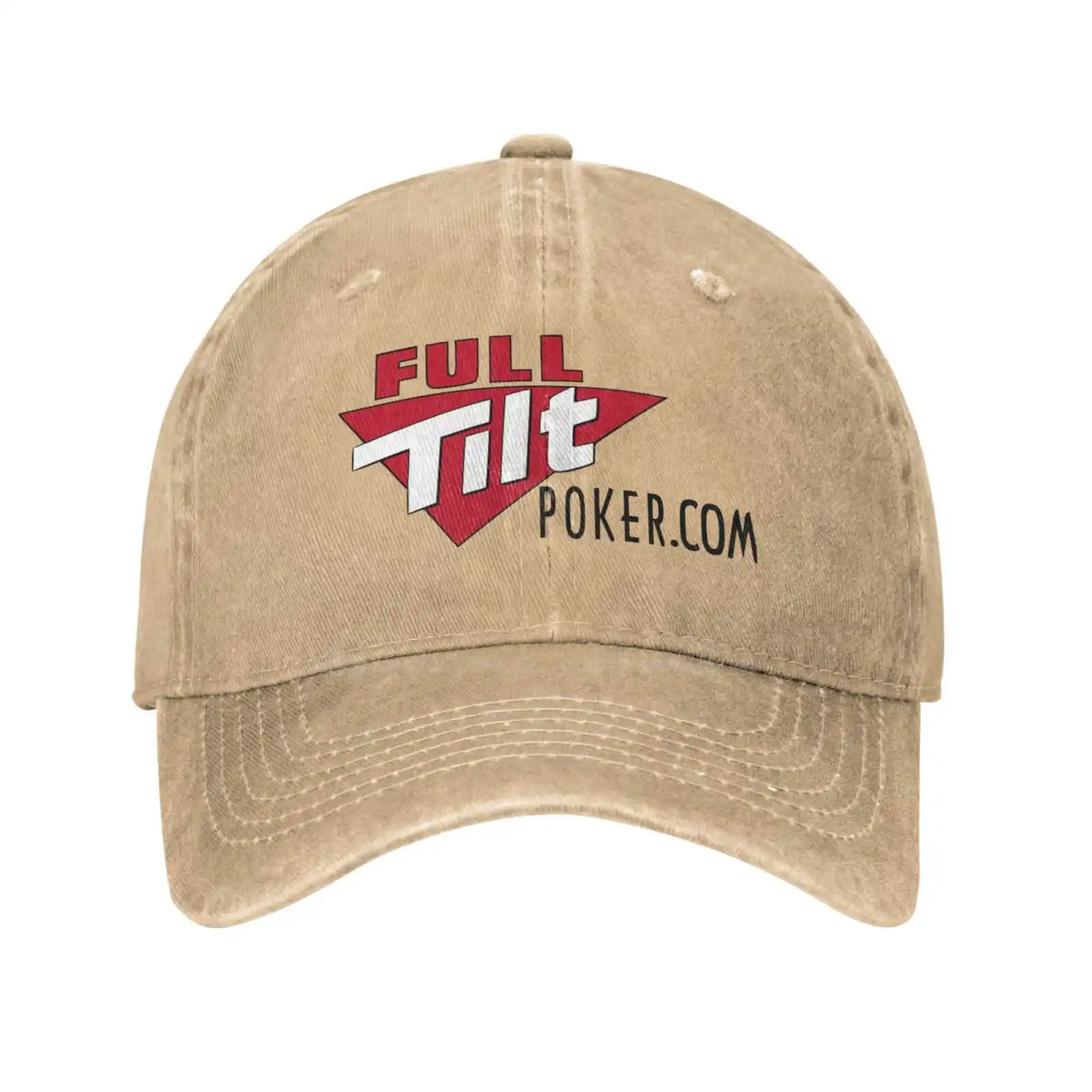 Full Tilt Poker Logo Fashion quality Denim cap Knitted hat Baseball cap 4