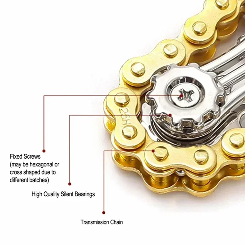 Enhanced Metal Fidget Spinner Toy for Stress Relief and Focus