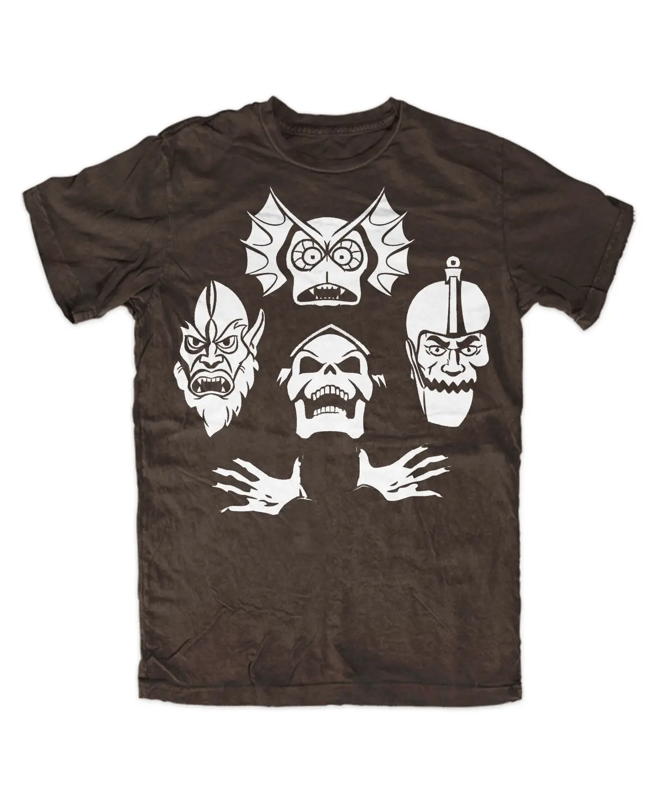 Skeletor Rapsody T Shirt Brown Motu Cult Universe Masters He Man Snake Mountain