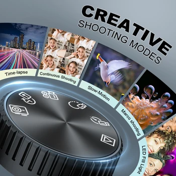 NBD 48MP Digital Cameras for Photography with WiFi & App Control,4K Autofocus Vlogging Camera , Anti-Shake, Dual Batteries 5