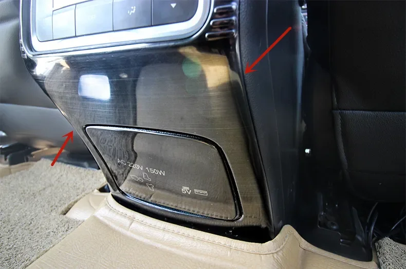 

Подлокотник из нержавеющей стали для GAC Trumpchi GS8 2017-2021, Противоударная доска, защита от царапин, украшение, автомобильные аксессуары