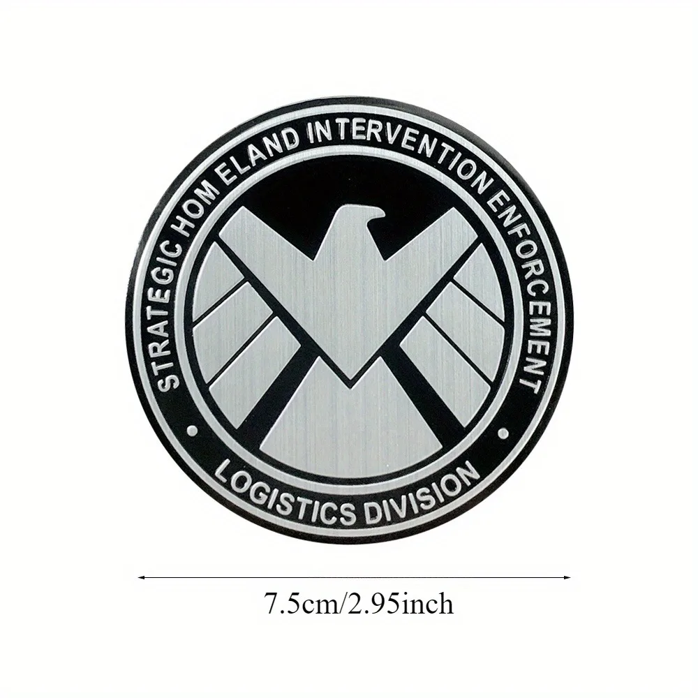 Customized S.H.I.E.L.D. Metal Shield Badge Sticker