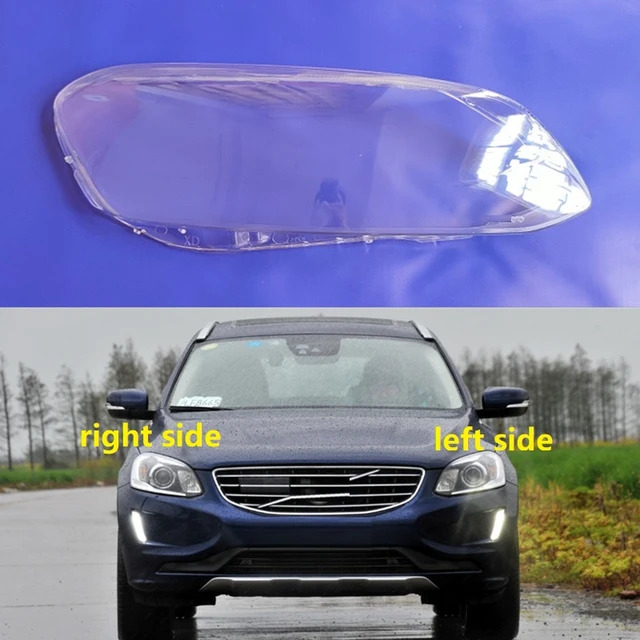 For Volvo XC60 2014 2015 2016 2017 Transparent Lampshade Cover Lamp Shade  Front Headlight Lens Shell - AliExpress
