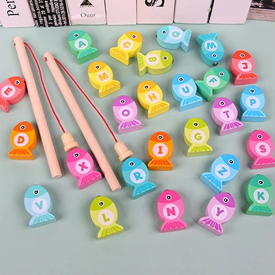 Wooden Magnetic Fishing Toy for Baby 3 4 5 Years Fine Motor Skills  Montessori Toys Learning Educational Games Toys For Children - AliExpress