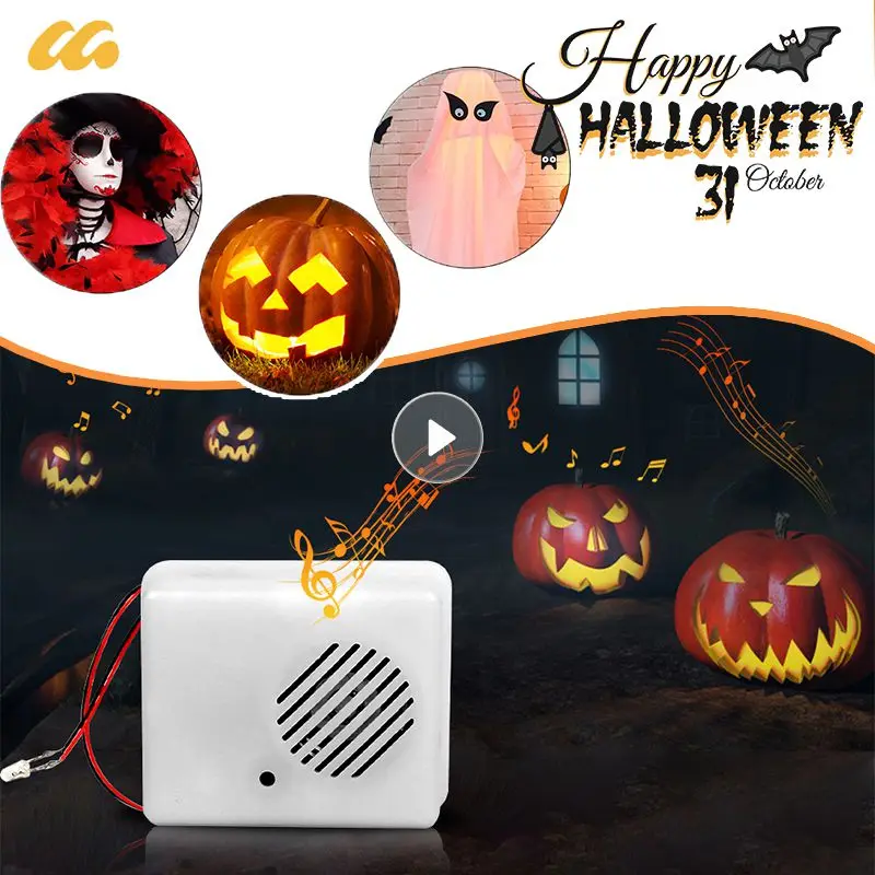 Altoparlante Da Urlo Horror Spaventoso Decorazioni Di Halloween Puntello Urlante Puntelli Ad Attivazione Vocale Scatola Del Sensore Del Suono Di Hallo