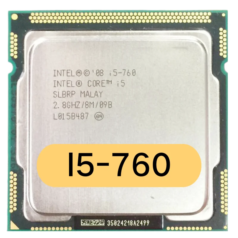 Intel Core I5 760 Processor (8M Cache, 2.80 Ghz) LGA1156 Desktop Cpu ...