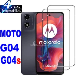 Premium Tempered Glass Screen Protector Set (2/4-Pack) for Enhanced Display Protection (For Moto G04)
