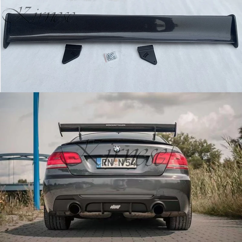 

For BMW 1M M2 M3 E46 E82 E87 E90 E92 E93 F30 F10 Revozport Style GTS spoiler Carbon Fiber / FRP Material Rear Spoiler 2009+