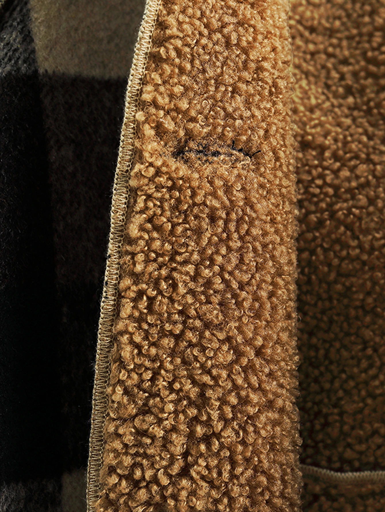 아동복 남아 체크무늬 후드 중간 길이 봄, 가을 재킷, 가을, 겨울 오픈 프론트 아우터, 편안한 라글란 소매, 일체형 플리스 재킷