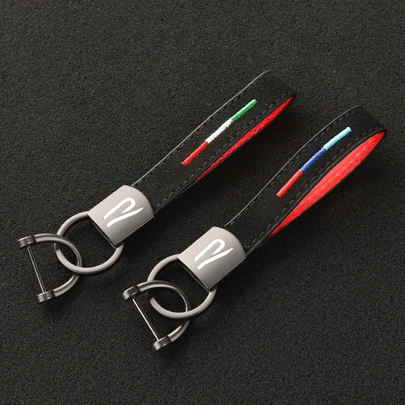 

Suede Car Key Chain Car Premium Key Accessory Chain Personalized Logo Key Pendant Suitable for VW new R car articles Accessories