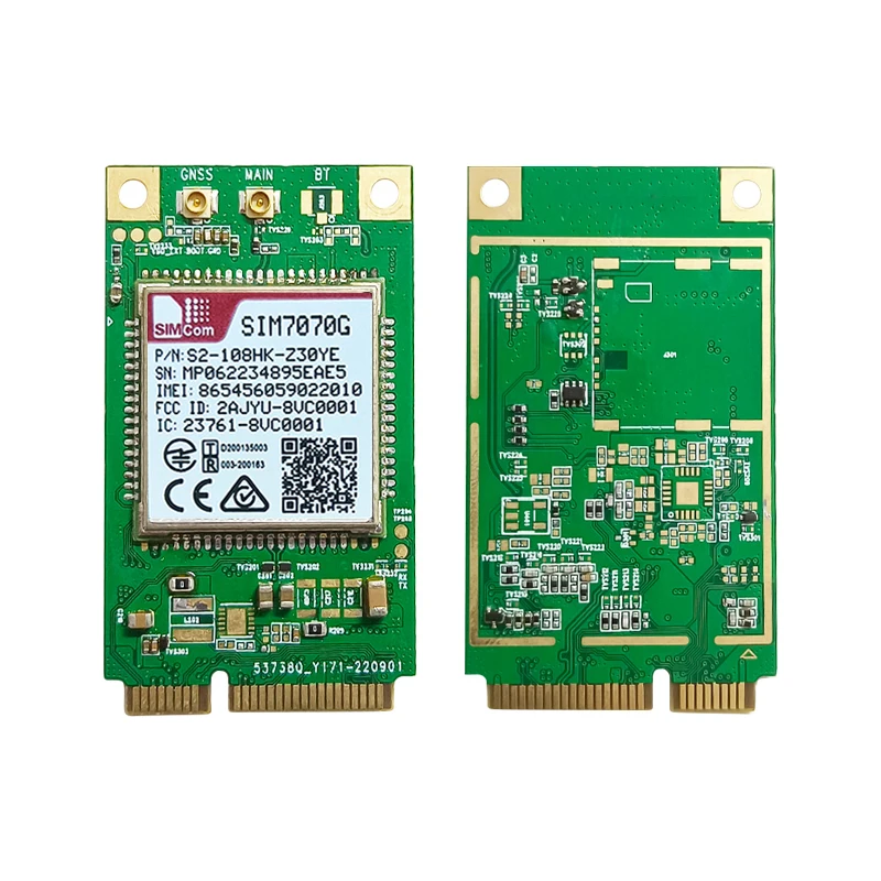 Simcom SIM7070G mini pcie, многодиапазонный, CAT-M NB-IoT, GPRS модуль, совместимый с SIM7000/SIM800F/SIM900, для глобальной версии