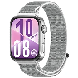 Nylon Loop Smartwatch Replacement Band - Stylish and Durable Bracelet Belt for Huawei Fit 3 (Sea shell)
