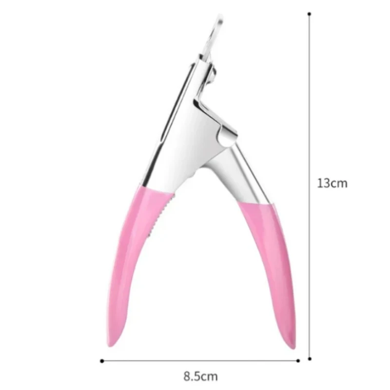 Fake Nail Cutter Type U Word False Tips Professional Nail Clippers Straight Edge Cutters Manicure Pliers Guillotine Capsule