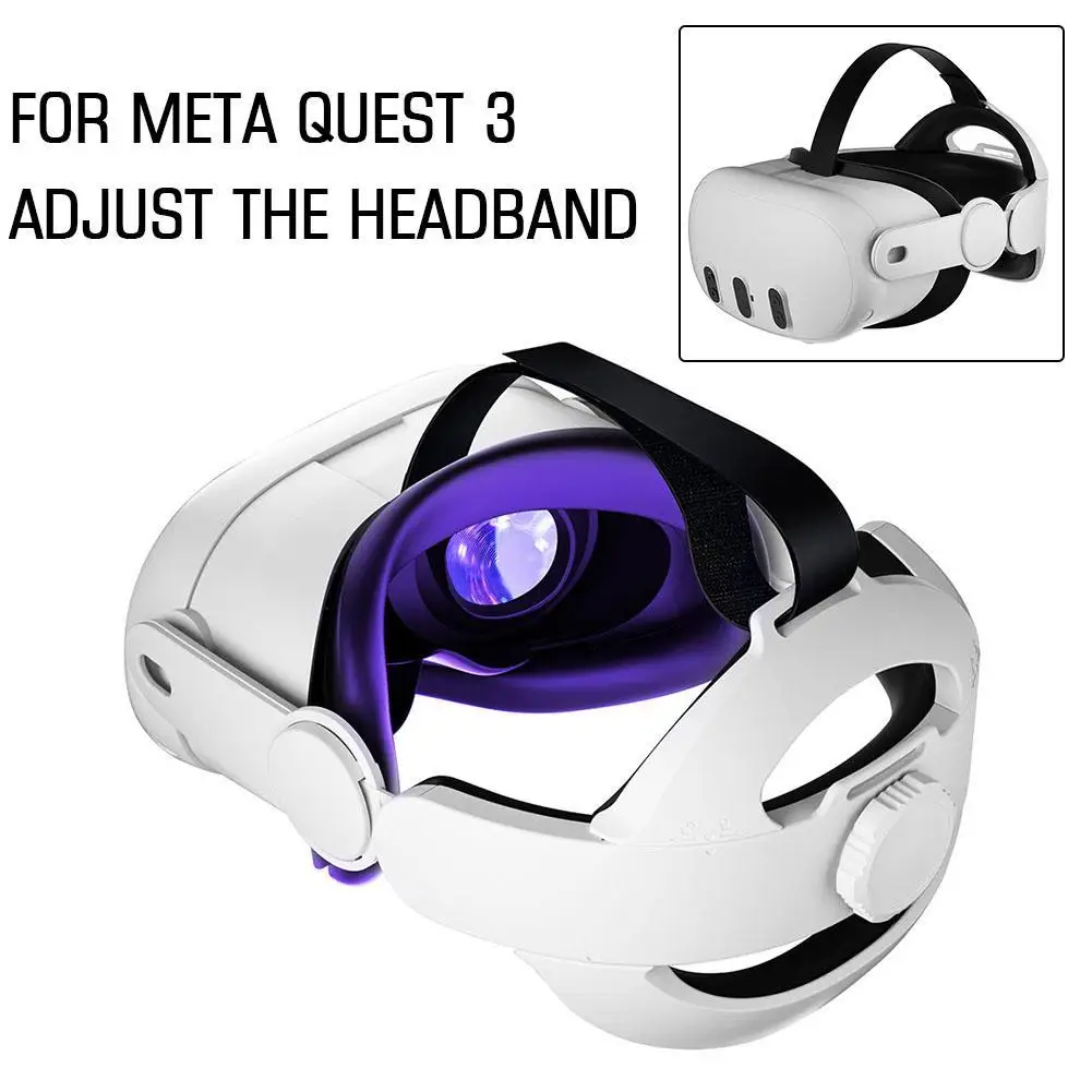 

Головной убор для Meta Quest 3 VR, сменный Регулируемый головной убор, Очки виртуальной реальности, аксессуары виртуальной реальности, головной убор