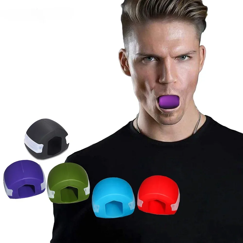 Facial Massager Face Slimming Massager Jawline Training Thin Face Fitness Ball Facial Muscle Activate Exercise Mouth Masseter Jaw Chin Slimming Mandibular Lift Tools