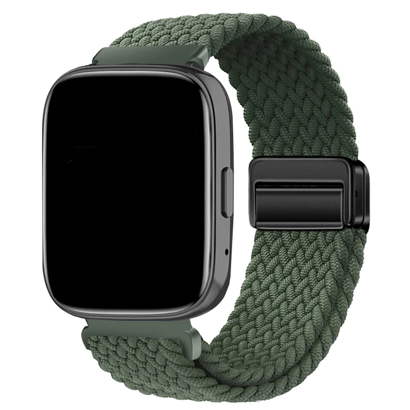 Braided Nylon Solo Loop Band with Magnetic Buckle