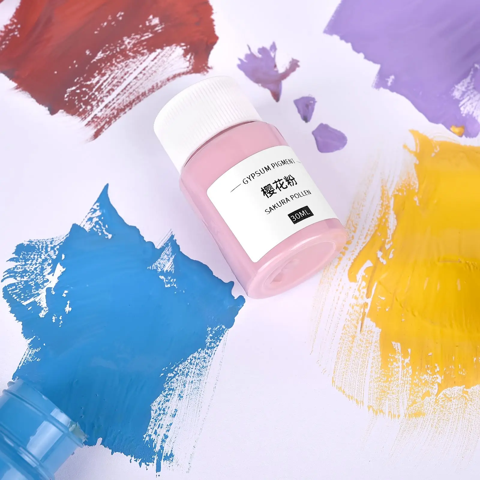 30ml Gypsum Cement Coloring Planter Pigment Gypsum Dye Liquid Color Concentrate Concrete Cement Plaster Mold DIY Jewelry Making