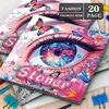 Close Up Of Eyes Colouring Book Adult Picture Book 3