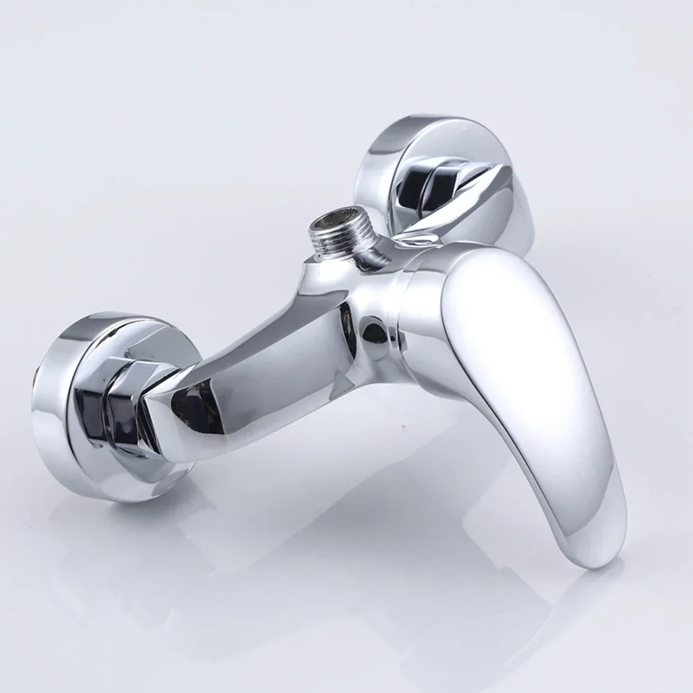 Wall-mounted Shower Faucet Bathrooms Bathtubs Chromes Finish Mixer Faucet Replacement Shower Tap Silver bathroom faucet,bathroom shower faucet set