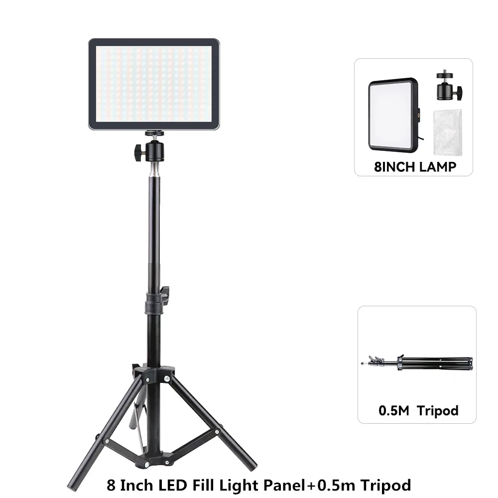 ตัวเลือกสินค้า โคมไฟ LED สตูดิโอ 8/12 นิ้ว สำหรับถ่ายภาพและวิดีโอ