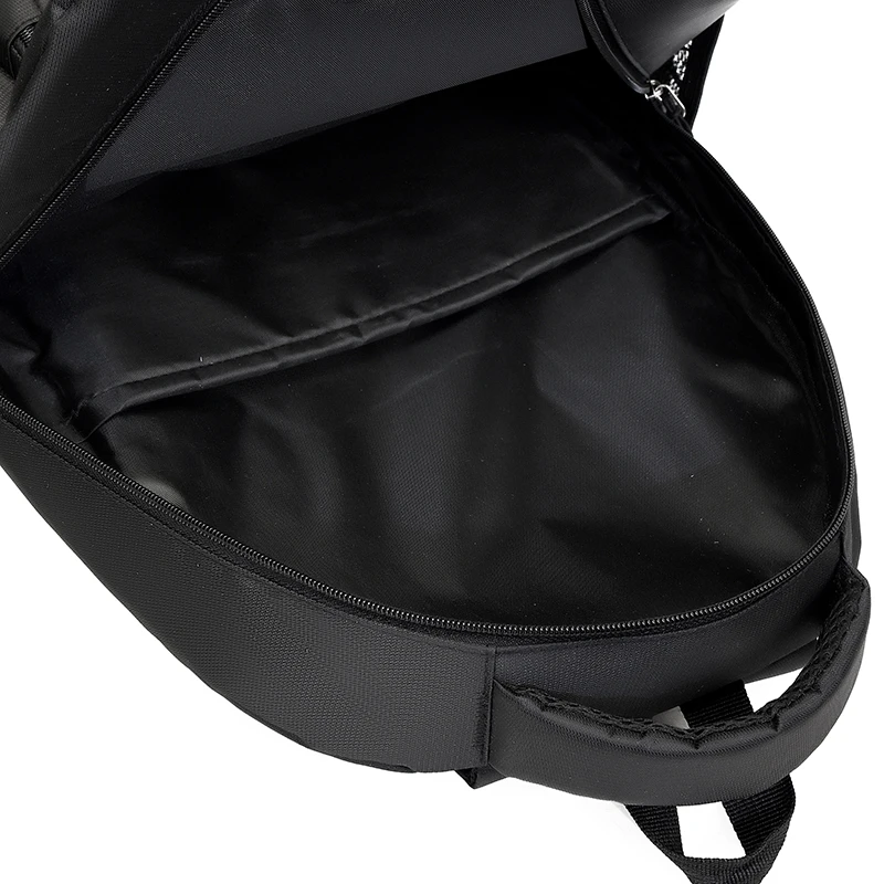 Large-capacity backpack with adjustable shoulder straps, multiple compartments, and durable polyester material, suitable for tra