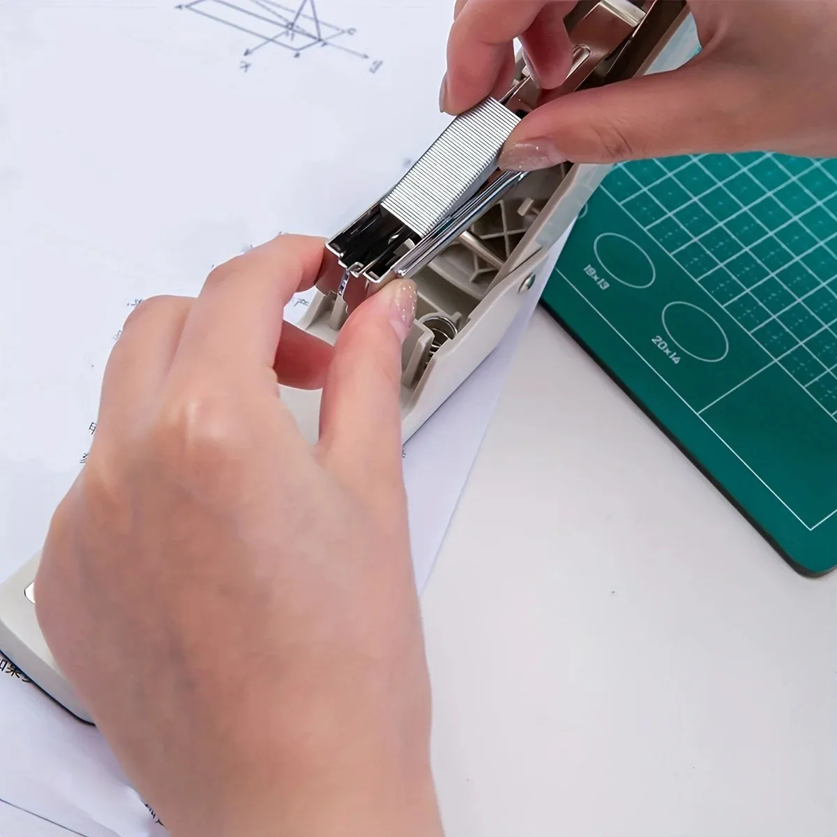 1PC 360-Degree Rotating Stapler-Can Bind 25 Sheets Of Paper At A Time For Office-Ideal Gift for Students & Professionals push stapler rotary stapler