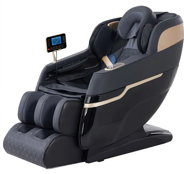 Massage Chair Modern Air Pressure Zero Gravity Electric AI Voice Heating Waist Foot Full Body