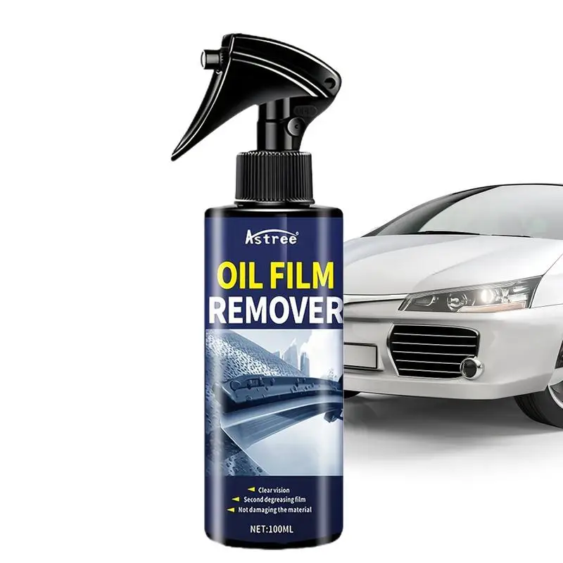 100ml Glass Oil Film Remover Windshield Window Cleaning Car Window Decontamination Effective Glass Film Removal Cream For Car 5 15 35 50 % vlt black window tint film glass sticker solar sun shade film for car uv protector sticker films auto home roll