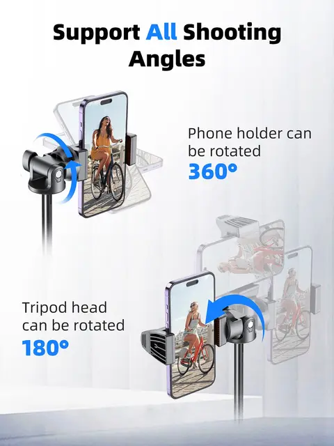 [Newest] Selfie Stick Tripod With Wireless Bluetooth Remote for GoPro Insta360 DJI Action Camera Smart Phone Tripod Stand 4