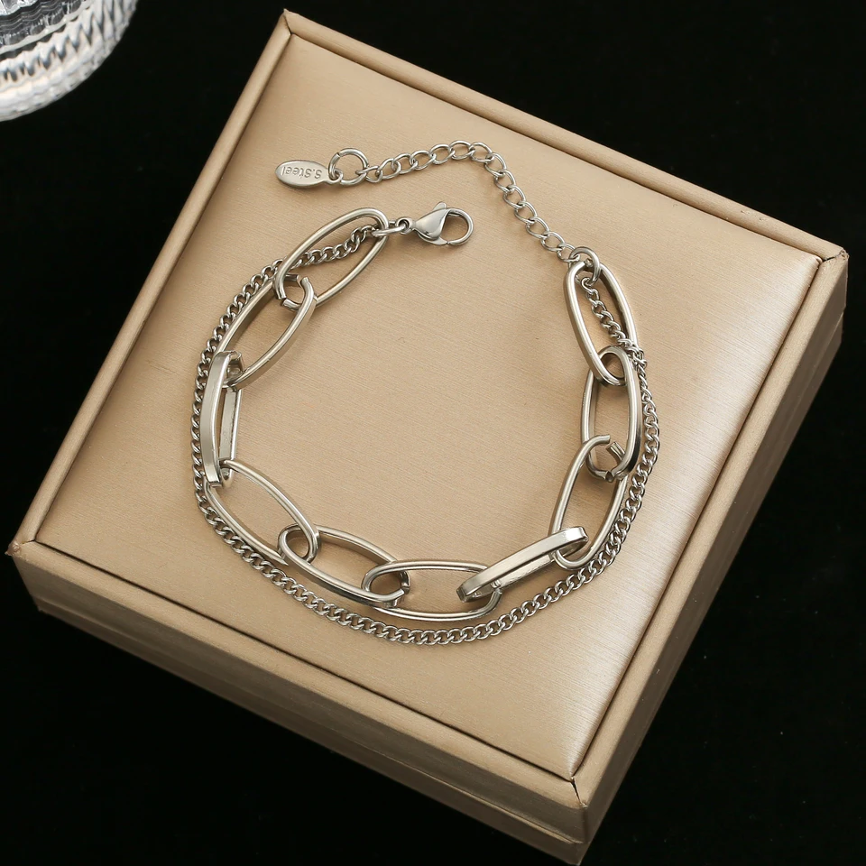 Unift Mano Di Fatima Bracciale Per Donne Uomini In Acciaio Inox Hamsa Mano Di Fatima Con Una Perlina Intreccio Colorato Bracciale Regolabile Talismano - Foto 11