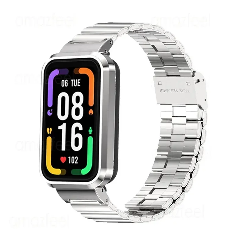 

Stainless Steel Strap Case Protector for Redmi Smart Band Pro Watchband Accessories Bracelet for redmiband pro Metal Frame Cover