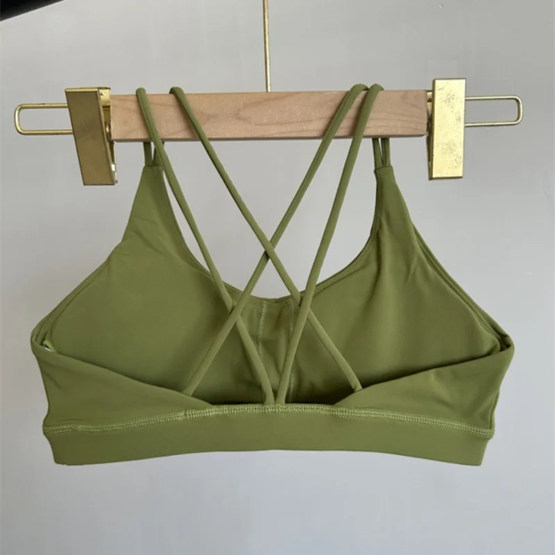 Solid Color Women Sportswear Suit Shorts High Waist Running Pilates Yoga Sexy Fitness Suit 2 Piece Set Cross Bra Beautiful Back
