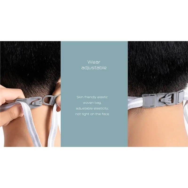 Masque Nasal Réutilisable Charbon Actif + 100 Filtres - Anti-Poussière Allergies