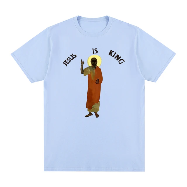 Pablo Kanye West Felpa Perfetta Gesù è Il Re Kanye West T-shirt