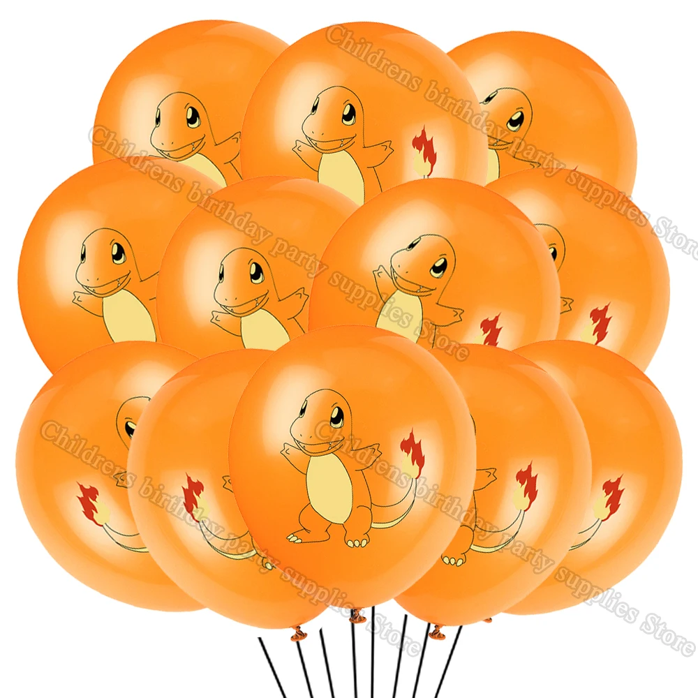 thumbnail image 1 of Globos inflables de látex de 12 pulgadas de Pokémon Pikachu, 10, 15 y 20 unidades, para fiestas de cumpleaños de niños, regalos y decoración para fiestas, 1 of 5
