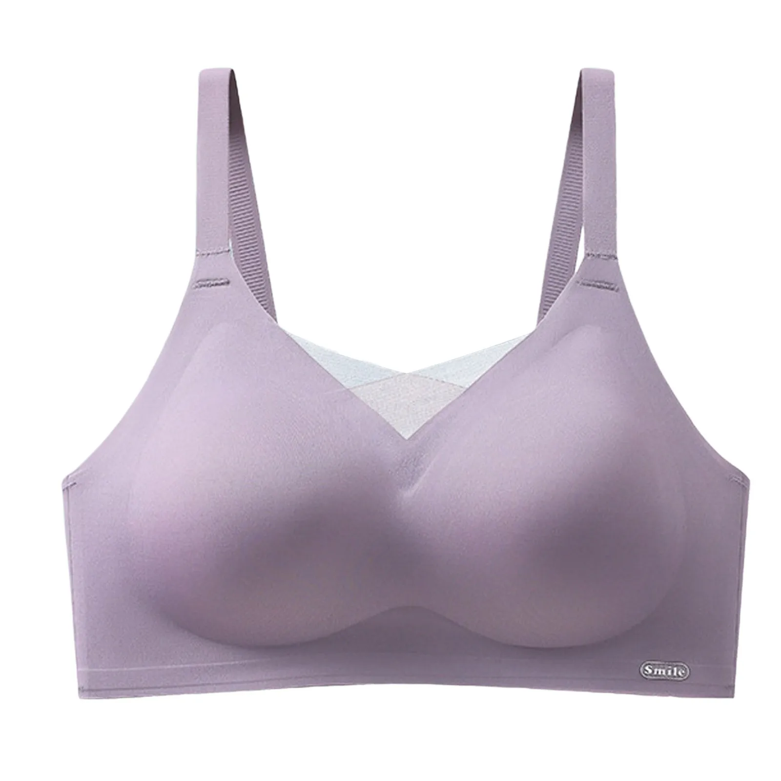 

Non Wired Bra Women's Padded Full Cup Bra Without Underwire With Padding Seamless Bustier Bralette Breathable Sports Bra Women