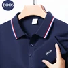 European and American New Summer Embroidered Polo Shirt Men's Short Sleeve Top Business Casual Breathable Polo-shirt for Men