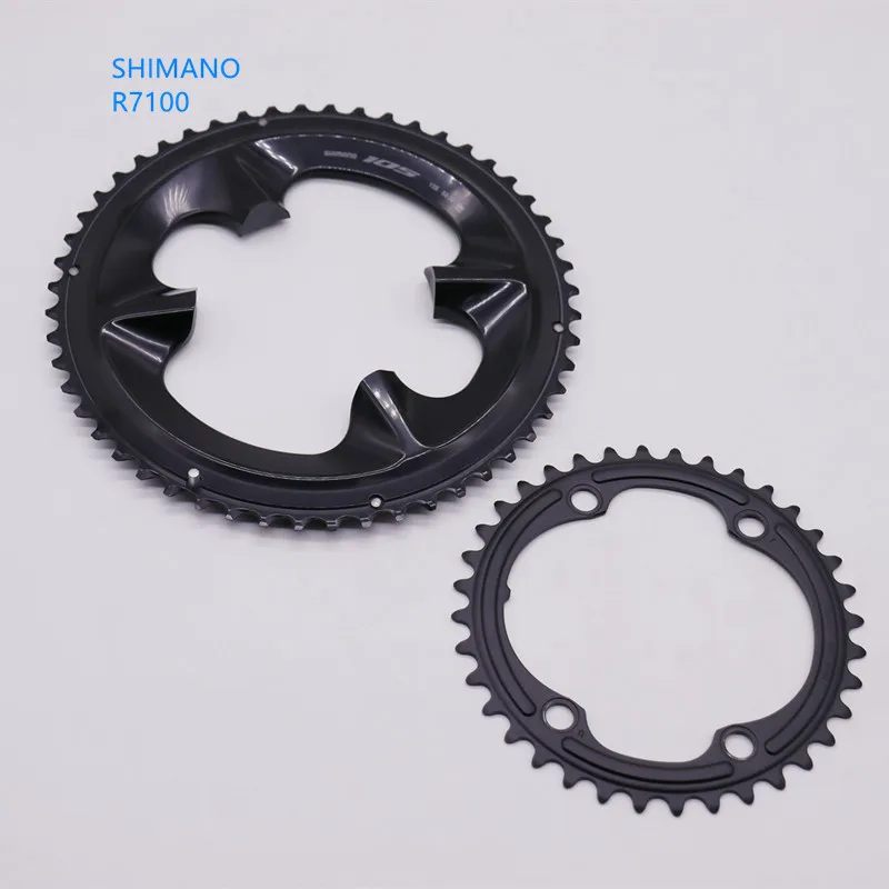 Shimano 105 R7100 Di2 Crankset Chainring 12s For FC-R7100 R8100 34T/50T/50-34T 52-36T Original Shimano