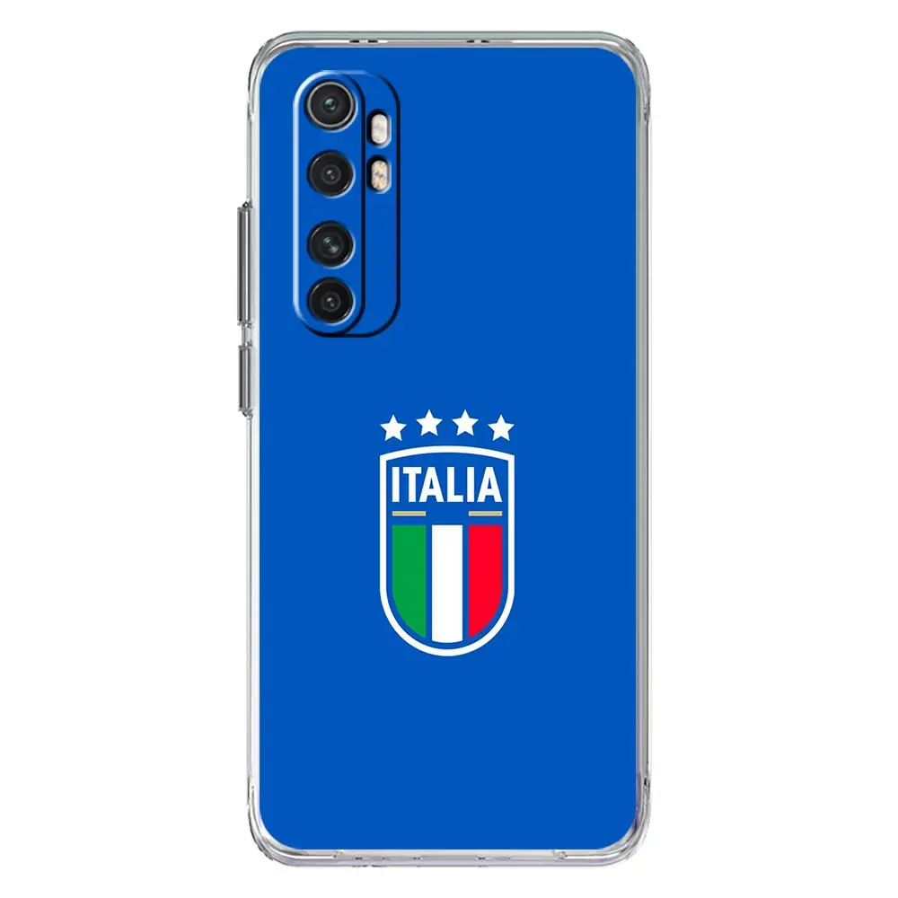 Italian Flag Clear Phone Case Cover