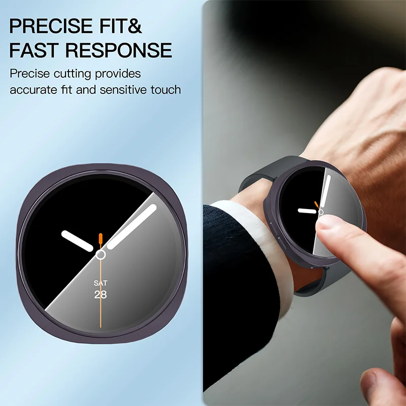 Full Coverage Protective Bumper Case - Soft TPU Watch Cover Accessory