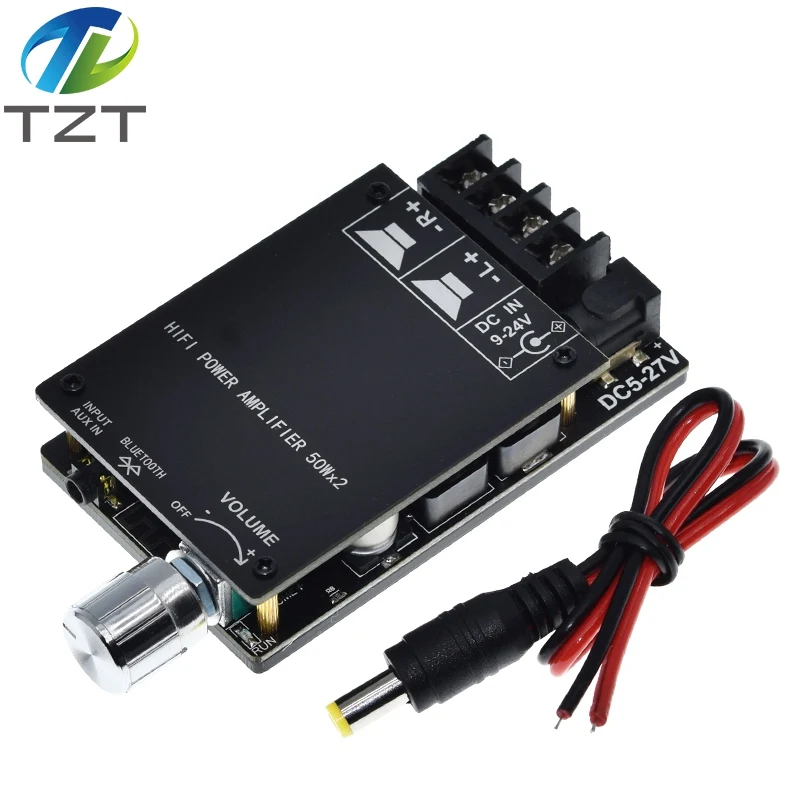 Ampli HiFi Stéréo Bluetooth 50W X 2 – WANGCL Cp022282 – Mini Mod Numérique