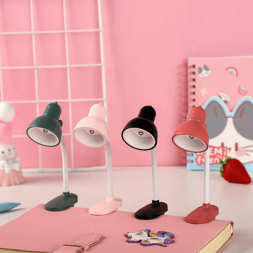 Rotatable Mini Reading Lamp with Clamp - Eye Protection Desk Light for Books