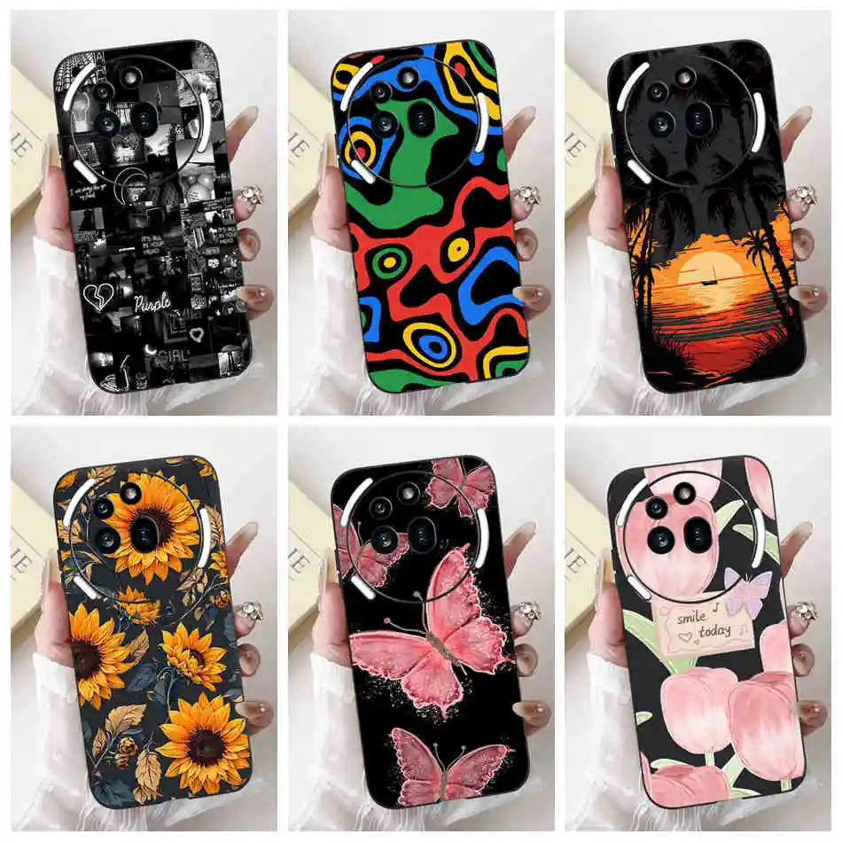 Cute Cartoon Black Silicone Soft Phone Case Bumper