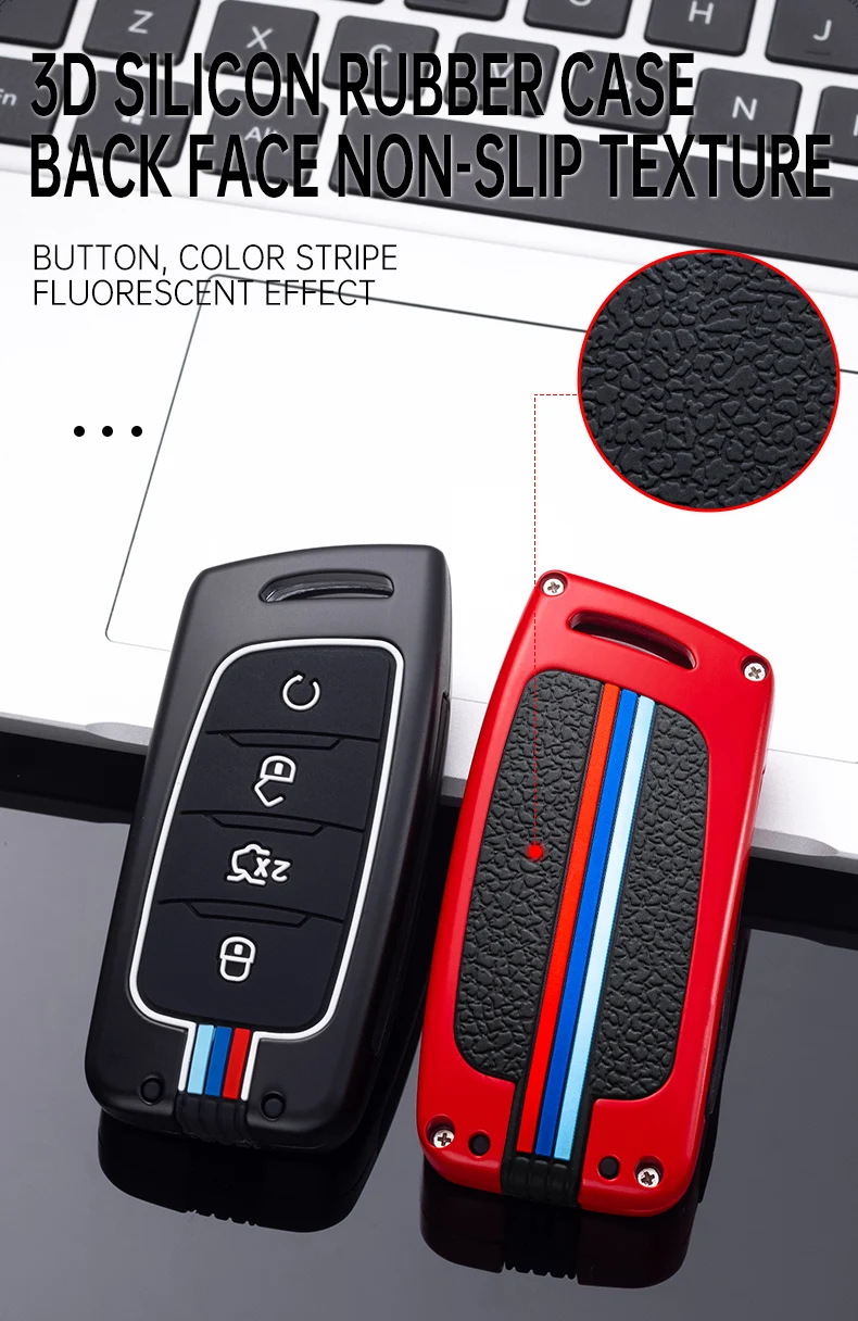 Portachiavi per Changan CS35 Plus custodia portachiavi in lega per auto per Changan CS75 PLUS CS85 coupé CS95 Set di accessori per tappi remoti - S4f8ecd68be5a46dd91af3398174fd52ch